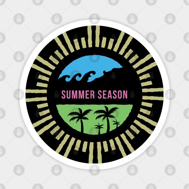 Summer Season Magnet by Jenex